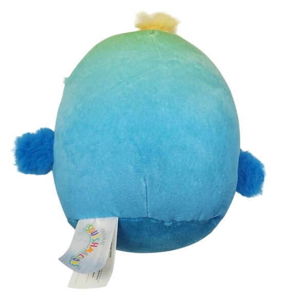 Squishmallows Baptiste Plush Toy Parrot 5" Blue & Yellow Bird Stuffed Animal - Picture 4 of 8